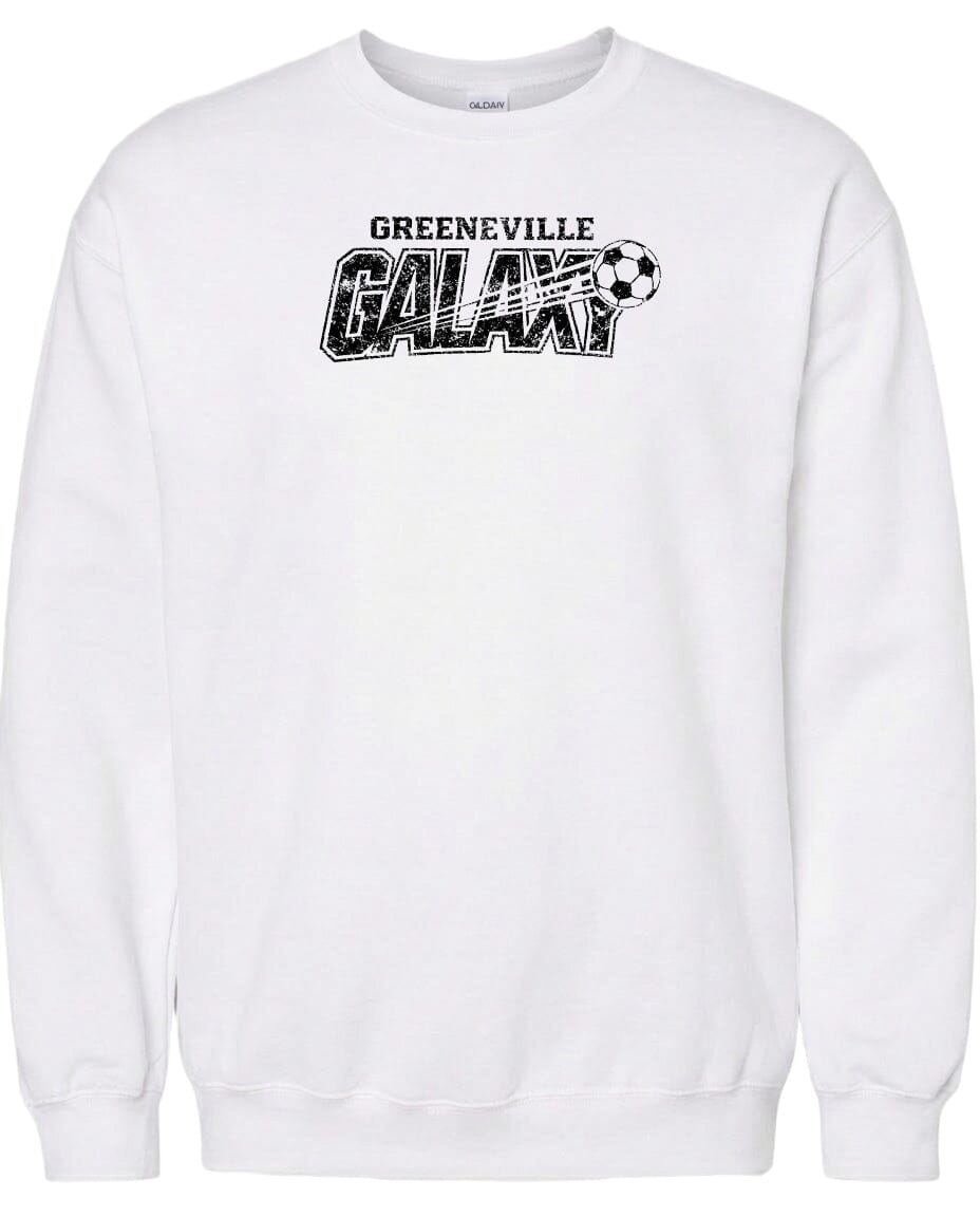ADULT Greeneville Galaxy Distressed Chest Logo T Shirt | Hoodie | Long Sleeve | Sweatshirt | Crew Neck | Tank Top Fiesta Doodle waterproof vinyl sticker. dishwasher safe outdoor sticker.