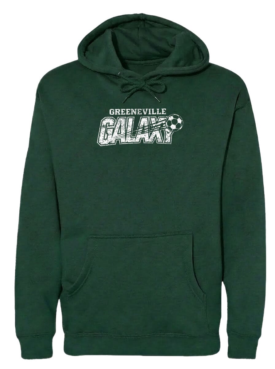ADULT Greeneville Galaxy Distressed Chest Logo T Shirt | Hoodie | Long Sleeve | Sweatshirt | Crew Neck | Tank Top Fiesta Doodle waterproof vinyl sticker. dishwasher safe outdoor sticker.