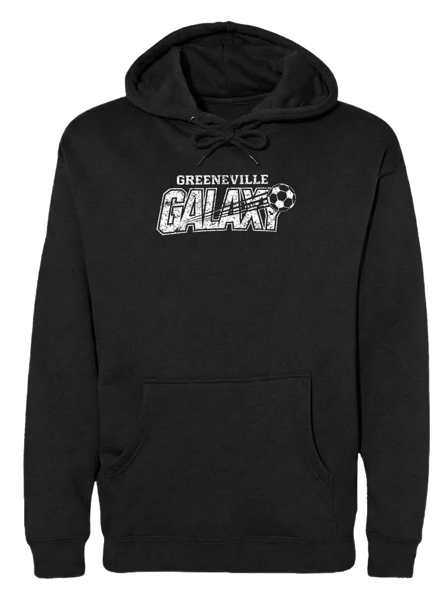 ADULT Greeneville Galaxy Distressed Chest Logo T Shirt | Hoodie | Long Sleeve | Sweatshirt | Crew Neck | Tank Top Fiesta Doodle waterproof vinyl sticker. dishwasher safe outdoor sticker.