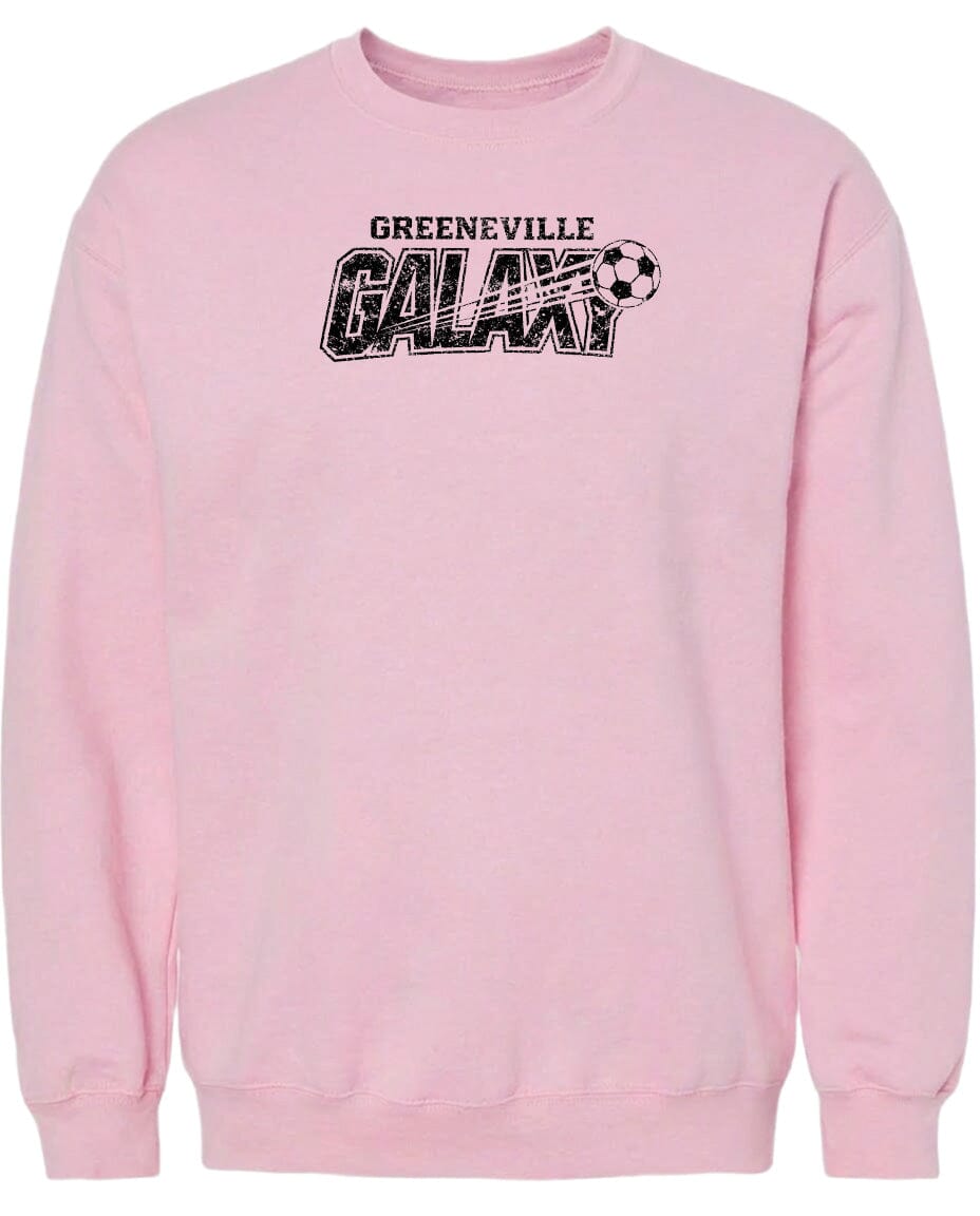 ADULT Greeneville Galaxy Distressed Chest Logo T Shirt | Hoodie | Long Sleeve | Sweatshirt | Crew Neck | Tank Top Fiesta Doodle waterproof vinyl sticker. dishwasher safe outdoor sticker.