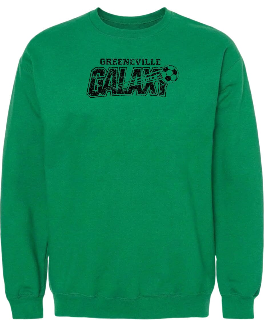 ADULT Greeneville Galaxy Distressed Chest Logo T Shirt | Hoodie | Long Sleeve | Sweatshirt | Crew Neck | Tank Top Fiesta Doodle waterproof vinyl sticker. dishwasher safe outdoor sticker.