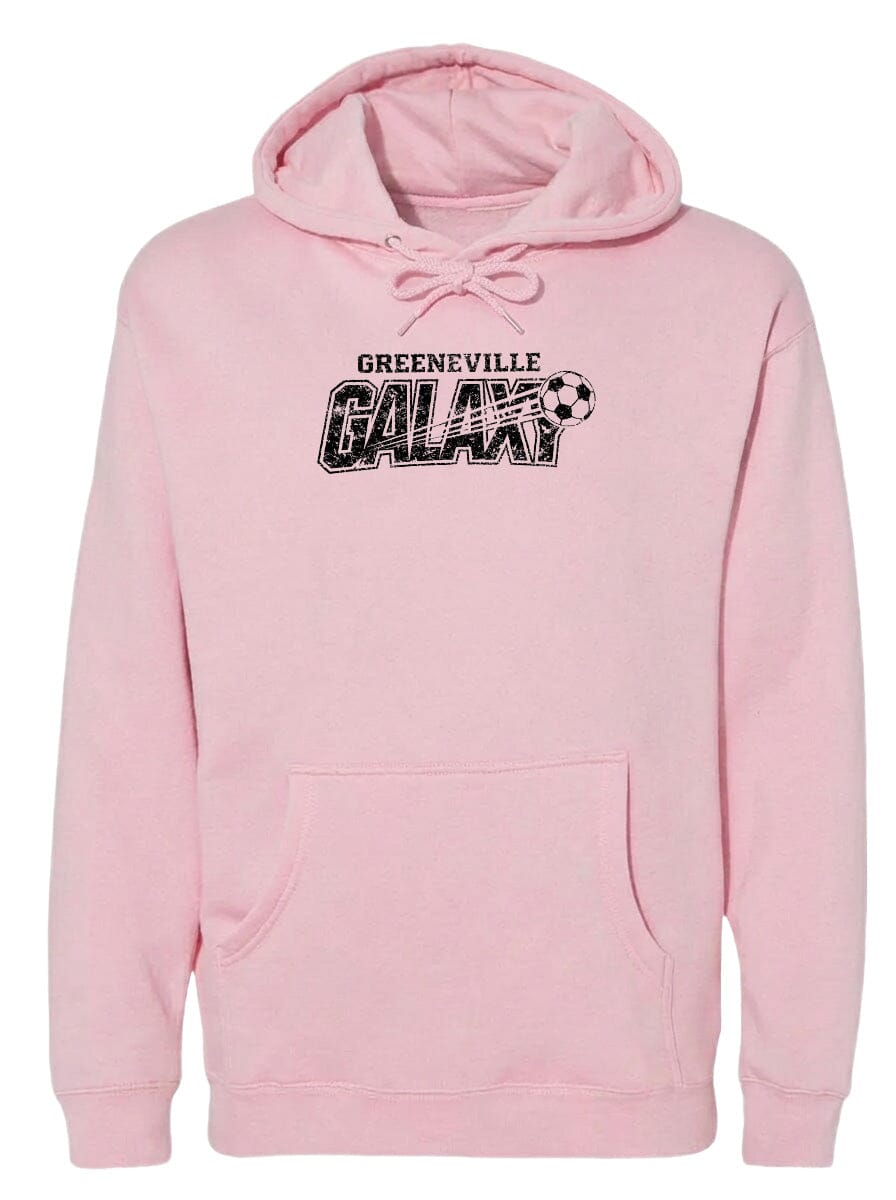 ADULT Greeneville Galaxy Distressed Chest Logo T Shirt | Hoodie | Long Sleeve | Sweatshirt | Crew Neck | Tank Top Fiesta Doodle waterproof vinyl sticker. dishwasher safe outdoor sticker.