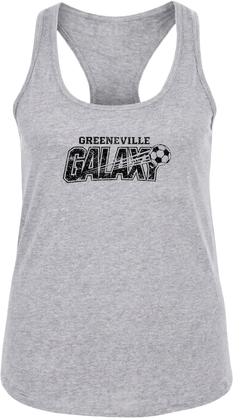 ADULT Greeneville Galaxy Distressed Chest Logo T Shirt | Hoodie | Long Sleeve | Sweatshirt | Crew Neck | Tank Top Fiesta Doodle waterproof vinyl sticker. dishwasher safe outdoor sticker.