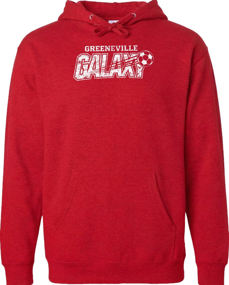 ADULT Greeneville Galaxy Distressed Chest Logo T Shirt | Hoodie | Long Sleeve | Sweatshirt | Crew Neck | Tank Top Fiesta Doodle waterproof vinyl sticker. dishwasher safe outdoor sticker.