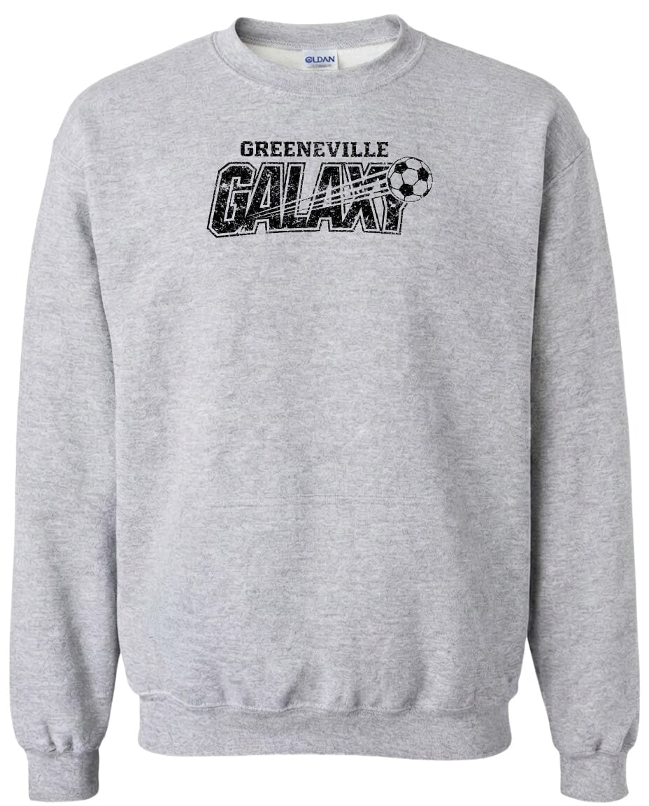 ADULT Greeneville Galaxy Distressed Chest Logo T Shirt | Hoodie | Long Sleeve | Sweatshirt | Crew Neck | Tank Top Fiesta Doodle waterproof vinyl sticker. dishwasher safe outdoor sticker.