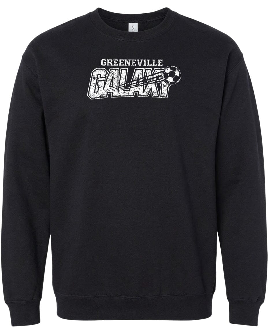 ADULT Greeneville Galaxy Distressed Chest Logo T Shirt | Hoodie | Long Sleeve | Sweatshirt | Crew Neck | Tank Top Fiesta Doodle waterproof vinyl sticker. dishwasher safe outdoor sticker.