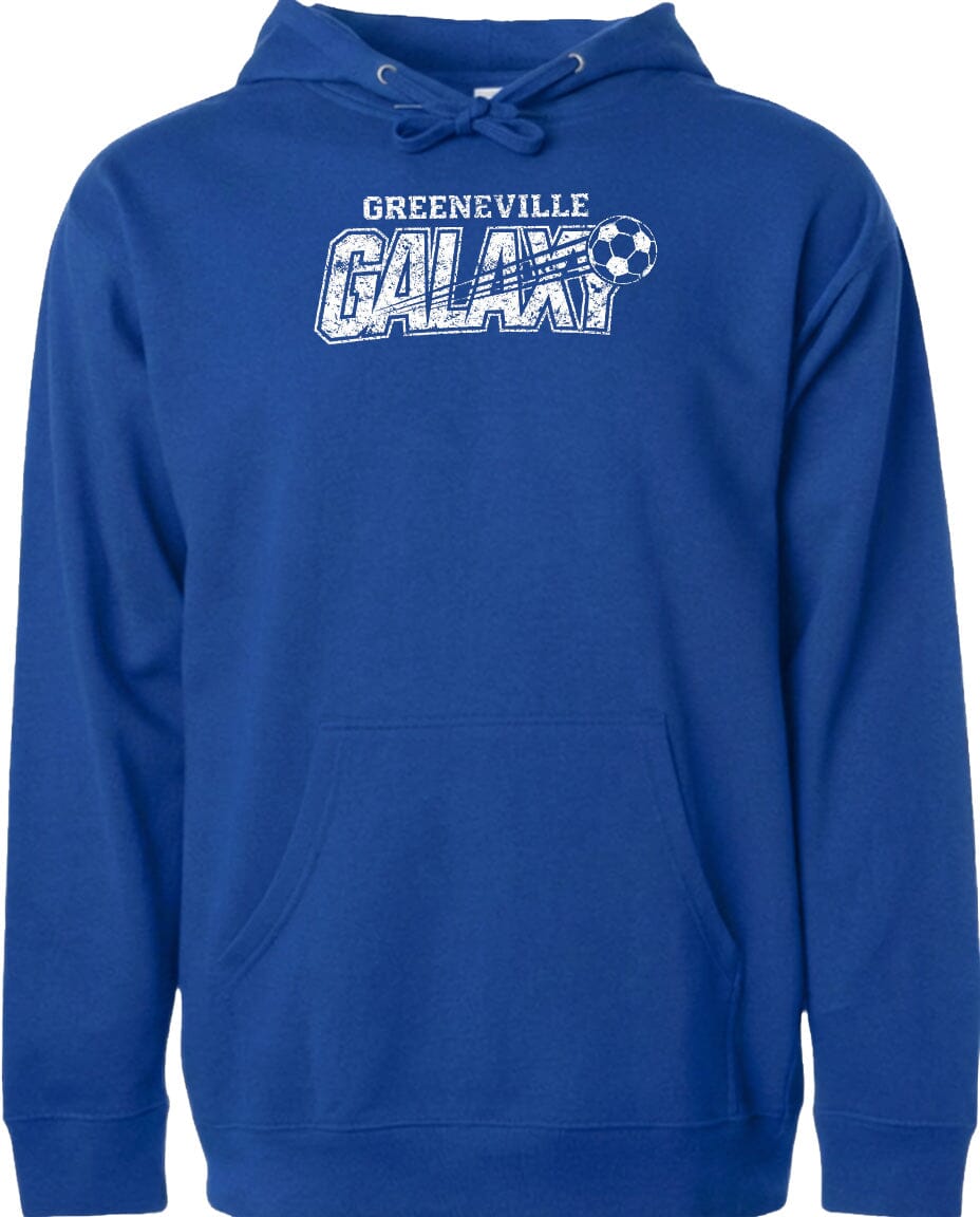 ADULT Greeneville Galaxy Distressed Chest Logo T Shirt | Hoodie | Long Sleeve | Sweatshirt | Crew Neck | Tank Top Fiesta Doodle waterproof vinyl sticker. dishwasher safe outdoor sticker.