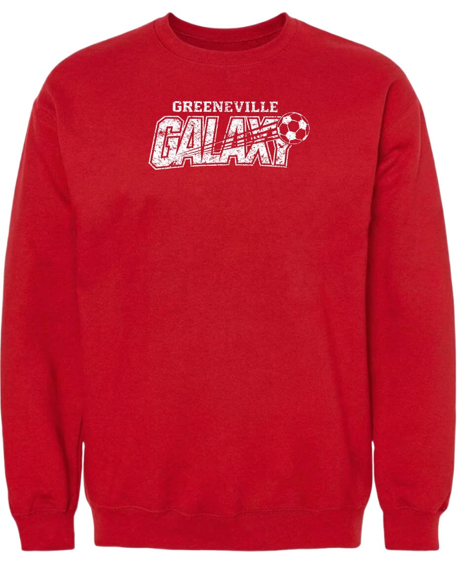 ADULT Greeneville Galaxy Distressed Chest Logo T Shirt | Hoodie | Long Sleeve | Sweatshirt | Crew Neck | Tank Top Fiesta Doodle waterproof vinyl sticker. dishwasher safe outdoor sticker.