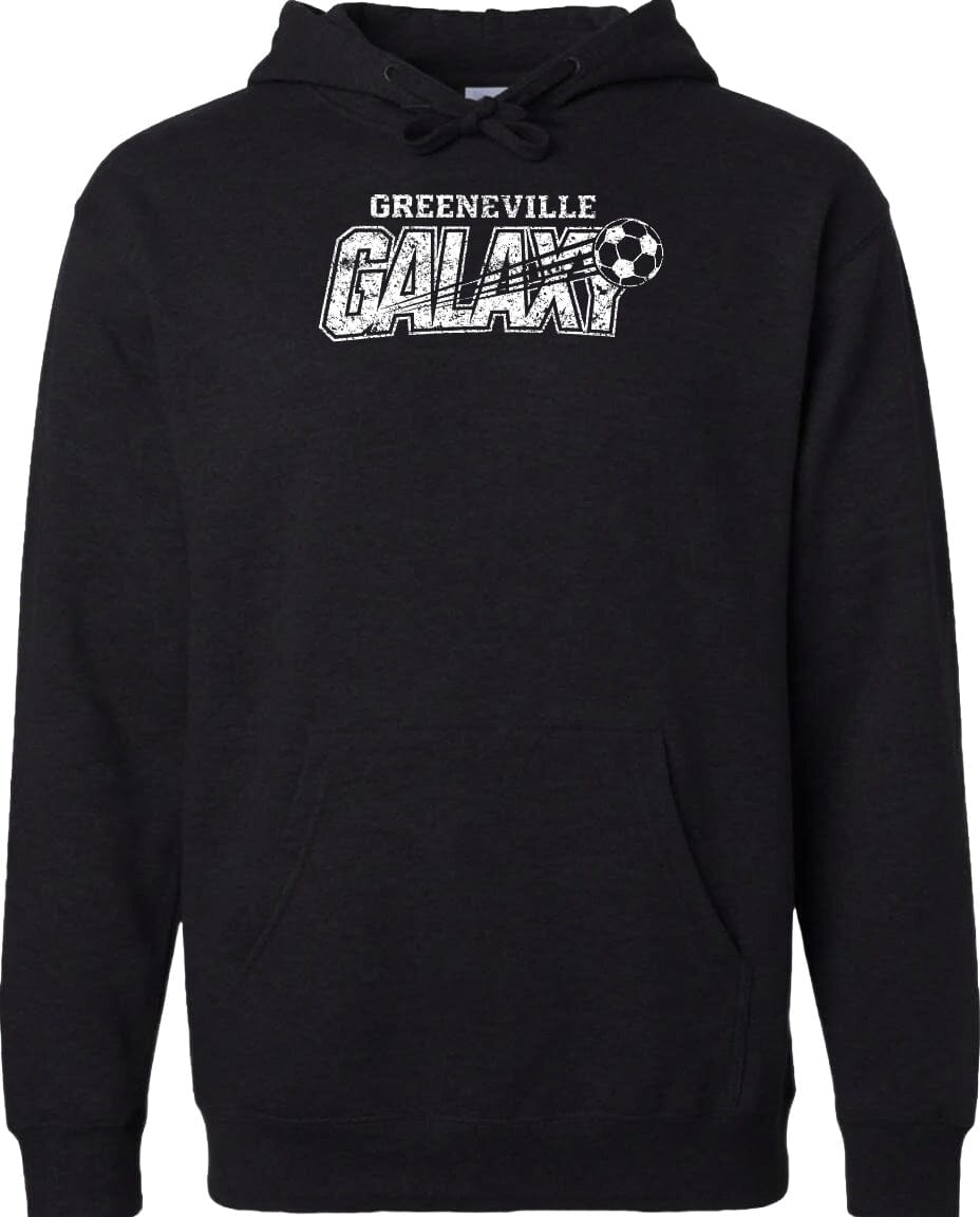 ADULT Greeneville Galaxy Distressed Chest Logo T Shirt | Hoodie | Long Sleeve | Sweatshirt | Crew Neck | Tank Top Fiesta Doodle Midweight Hoodie XS Black waterproof vinyl sticker. dishwasher safe outdoor sticker.