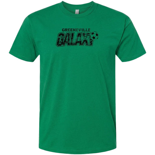 ADULT Greeneville Galaxy Distressed Chest Logo T Shirt | Hoodie | Long Sleeve | Sweatshirt | Crew Neck | Tank Top Fiesta Doodle T Shirt XS Kelly Green waterproof vinyl sticker. dishwasher safe outdoor sticker.