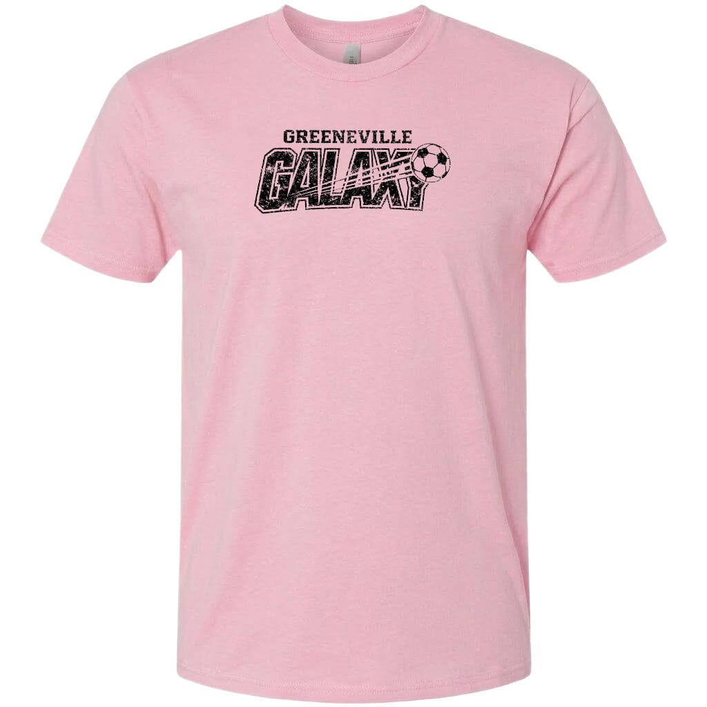 ADULT Greeneville Galaxy Distressed Chest Logo T Shirt | Hoodie | Long Sleeve | Sweatshirt | Crew Neck | Tank Top Fiesta Doodle T Shirt XS Light Pink waterproof vinyl sticker. dishwasher safe outdoor sticker.