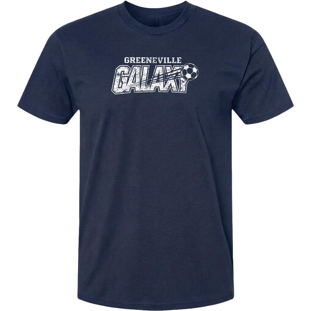 ADULT Greeneville Galaxy Distressed Chest Logo T Shirt | Hoodie | Long Sleeve | Sweatshirt | Crew Neck | Tank Top Fiesta Doodle T Shirt XS Navy waterproof vinyl sticker. dishwasher safe outdoor sticker.