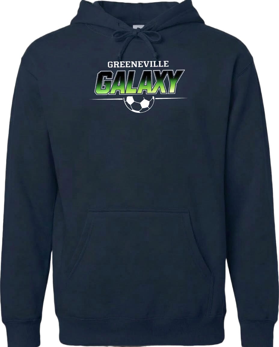 ADULT Greeneville Galaxy Green Fade Chest Logo T Shirt | Hoodie | Long Sleeve | Sweatshirt | Crew Neck | Tank Top Fiesta Doodle waterproof vinyl sticker. dishwasher safe outdoor sticker.