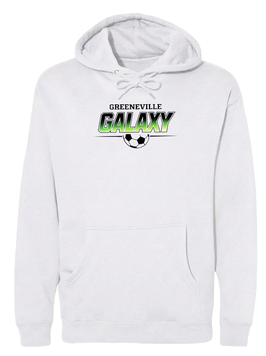 ADULT Greeneville Galaxy Green Fade Chest Logo T Shirt | Hoodie | Long Sleeve | Sweatshirt | Crew Neck | Tank Top Fiesta Doodle waterproof vinyl sticker. dishwasher safe outdoor sticker.