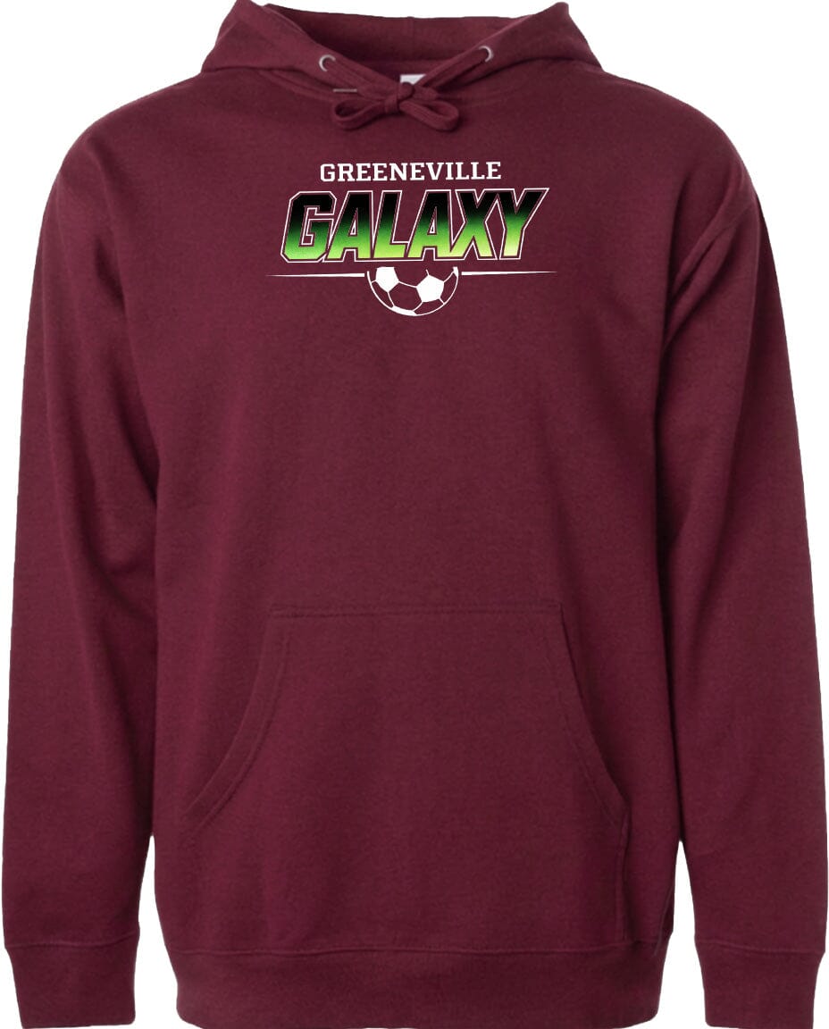 ADULT Greeneville Galaxy Green Fade Chest Logo T Shirt | Hoodie | Long Sleeve | Sweatshirt | Crew Neck | Tank Top Fiesta Doodle waterproof vinyl sticker. dishwasher safe outdoor sticker.