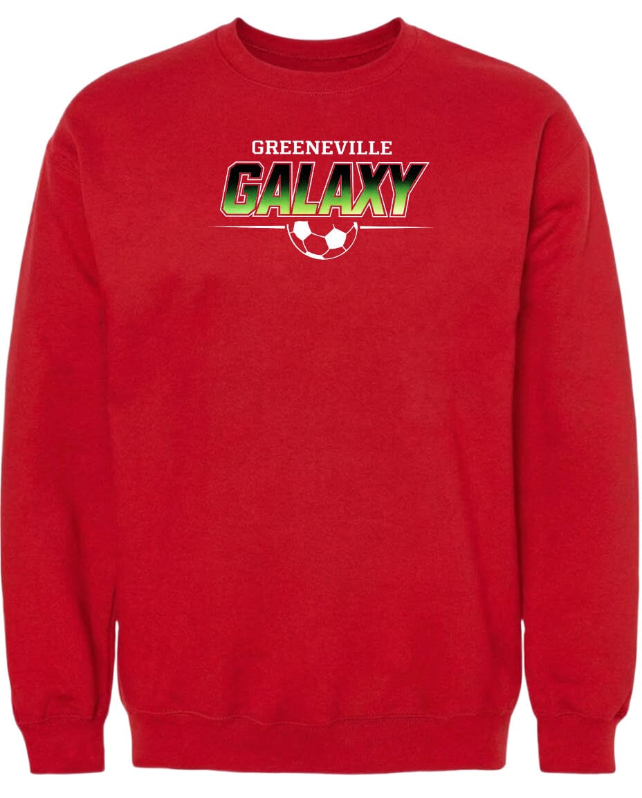 ADULT Greeneville Galaxy Green Fade Chest Logo T Shirt | Hoodie | Long Sleeve | Sweatshirt | Crew Neck | Tank Top Fiesta Doodle waterproof vinyl sticker. dishwasher safe outdoor sticker.
