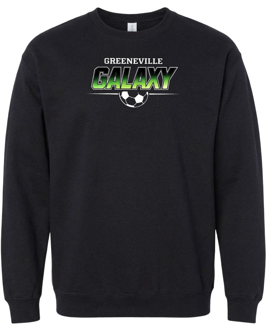 ADULT Greeneville Galaxy Green Fade Chest Logo T Shirt | Hoodie | Long Sleeve | Sweatshirt | Crew Neck | Tank Top Fiesta Doodle waterproof vinyl sticker. dishwasher safe outdoor sticker.