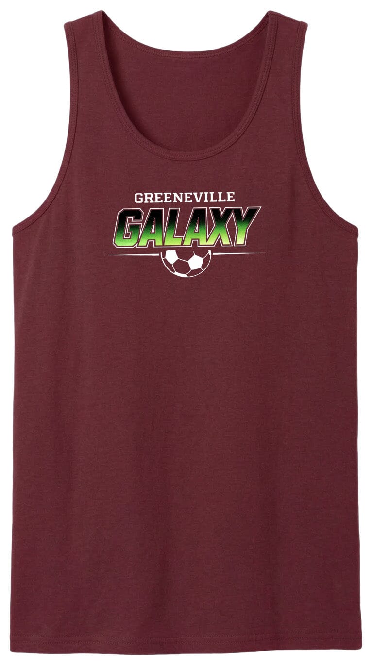 ADULT Greeneville Galaxy Green Fade Chest Logo T Shirt | Hoodie | Long Sleeve | Sweatshirt | Crew Neck | Tank Top Fiesta Doodle waterproof vinyl sticker. dishwasher safe outdoor sticker.