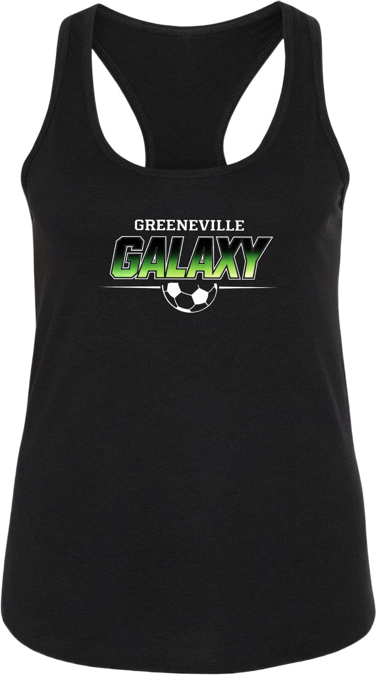 ADULT Greeneville Galaxy Green Fade Chest Logo T Shirt | Hoodie | Long Sleeve | Sweatshirt | Crew Neck | Tank Top Fiesta Doodle waterproof vinyl sticker. dishwasher safe outdoor sticker.