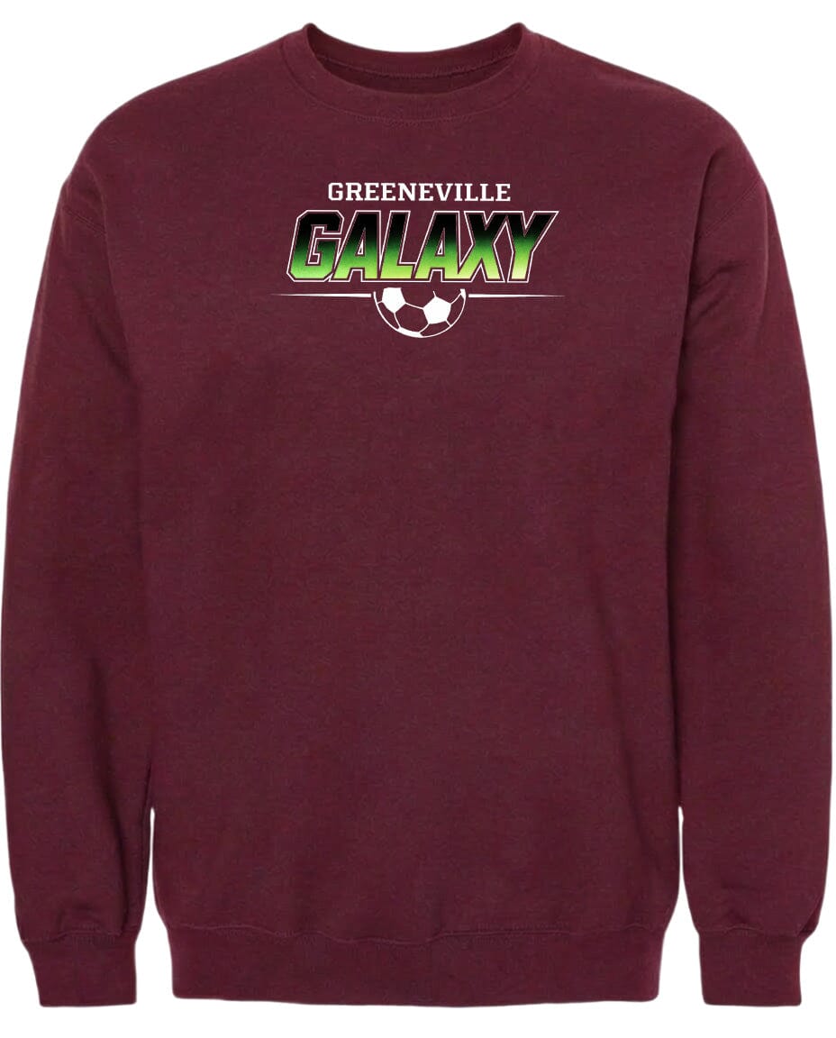 ADULT Greeneville Galaxy Green Fade Chest Logo T Shirt | Hoodie | Long Sleeve | Sweatshirt | Crew Neck | Tank Top Fiesta Doodle waterproof vinyl sticker. dishwasher safe outdoor sticker.