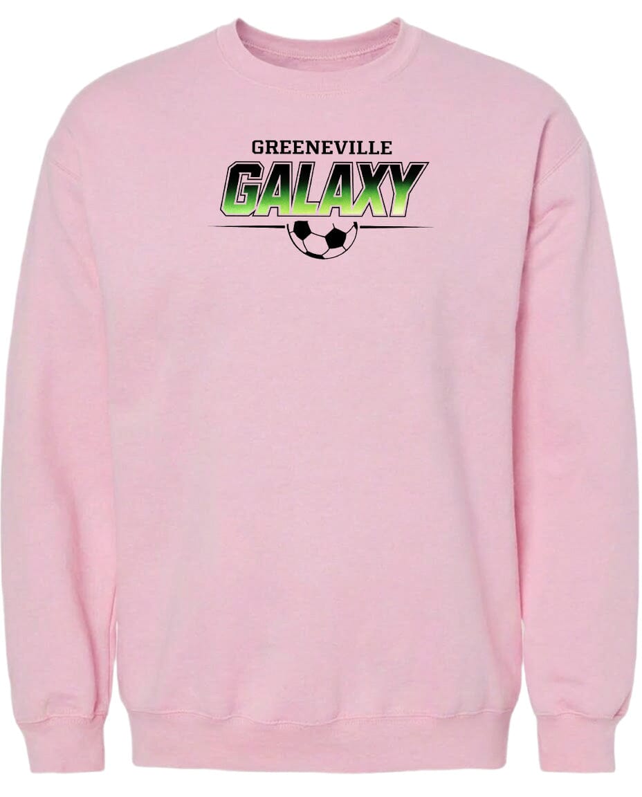 ADULT Greeneville Galaxy Green Fade Chest Logo T Shirt | Hoodie | Long Sleeve | Sweatshirt | Crew Neck | Tank Top Fiesta Doodle waterproof vinyl sticker. dishwasher safe outdoor sticker.
