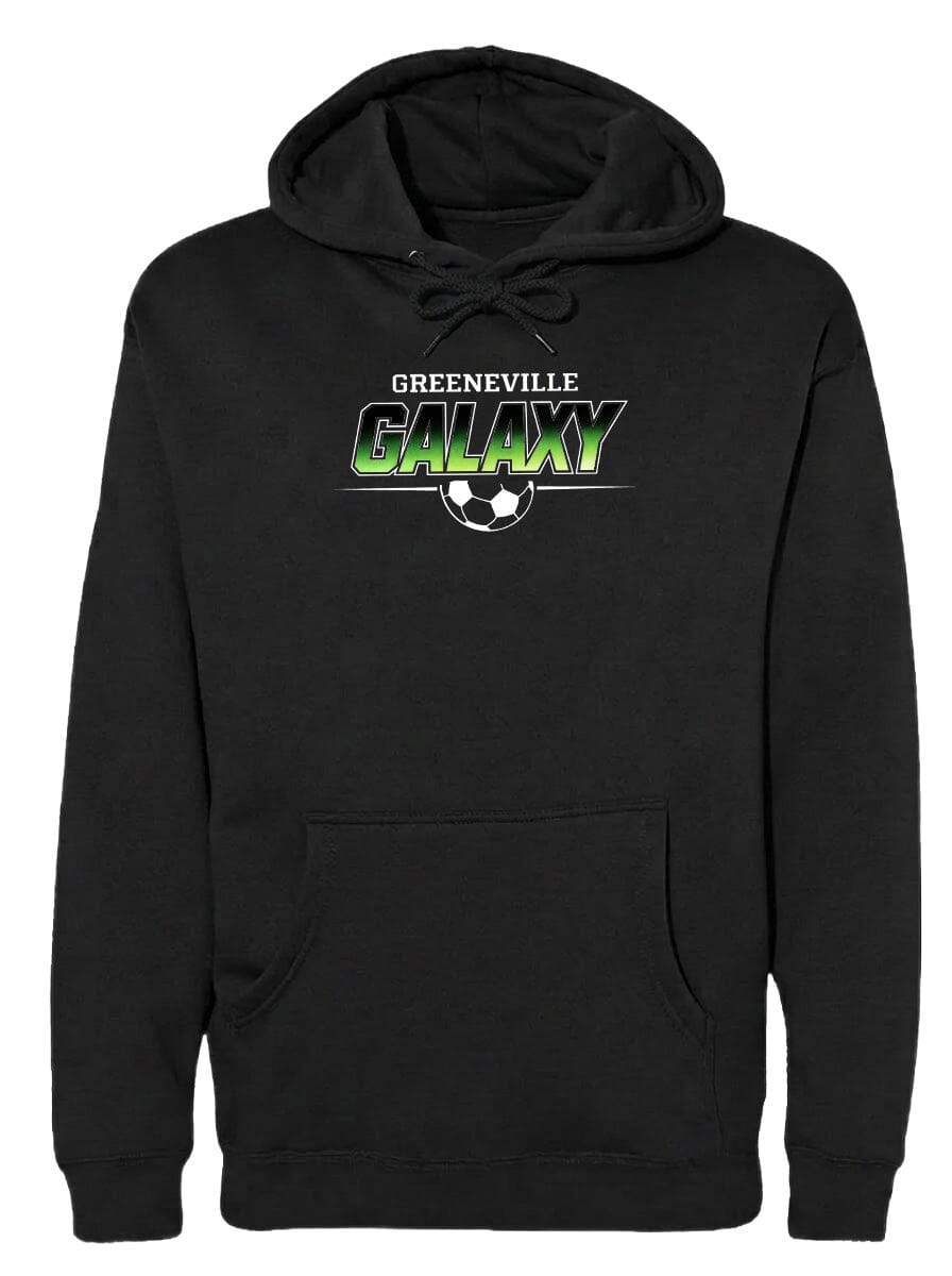 ADULT Greeneville Galaxy Green Fade Chest Logo T Shirt | Hoodie | Long Sleeve | Sweatshirt | Crew Neck | Tank Top Fiesta Doodle waterproof vinyl sticker. dishwasher safe outdoor sticker.