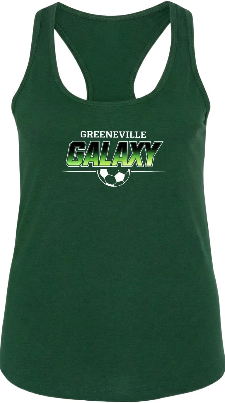 ADULT Greeneville Galaxy Green Fade Chest Logo T Shirt | Hoodie | Long Sleeve | Sweatshirt | Crew Neck | Tank Top Fiesta Doodle waterproof vinyl sticker. dishwasher safe outdoor sticker.