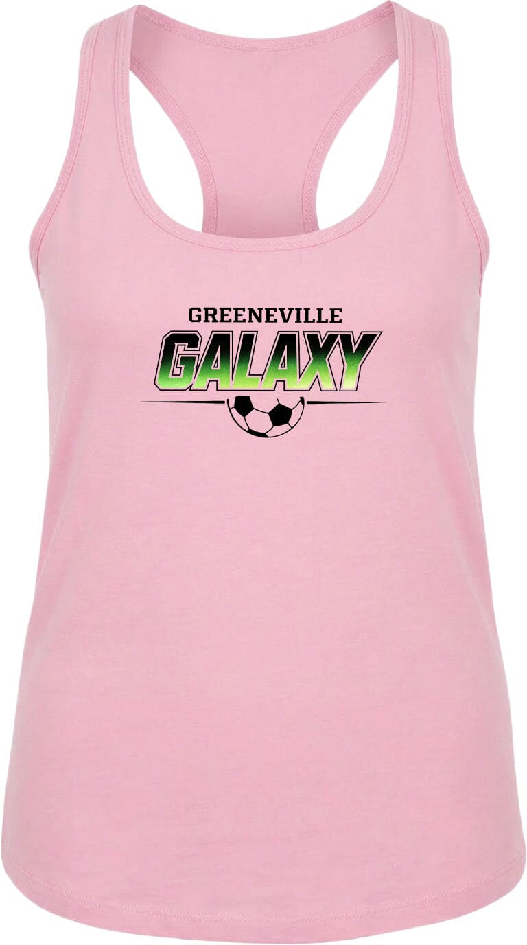 ADULT Greeneville Galaxy Green Fade Chest Logo T Shirt | Hoodie | Long Sleeve | Sweatshirt | Crew Neck | Tank Top Fiesta Doodle waterproof vinyl sticker. dishwasher safe outdoor sticker.