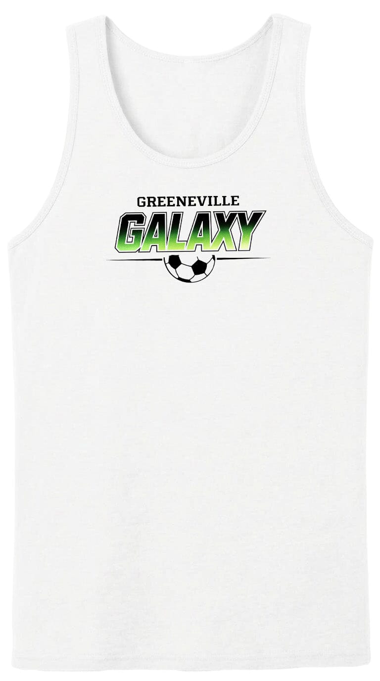 ADULT Greeneville Galaxy Green Fade Chest Logo T Shirt | Hoodie | Long Sleeve | Sweatshirt | Crew Neck | Tank Top Fiesta Doodle waterproof vinyl sticker. dishwasher safe outdoor sticker.
