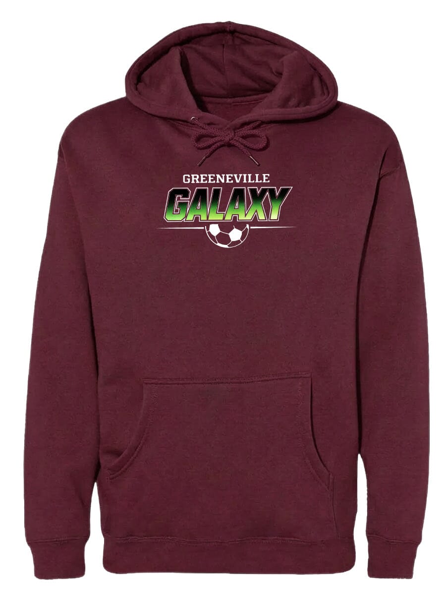 ADULT Greeneville Galaxy Green Fade Chest Logo T Shirt | Hoodie | Long Sleeve | Sweatshirt | Crew Neck | Tank Top Fiesta Doodle waterproof vinyl sticker. dishwasher safe outdoor sticker.