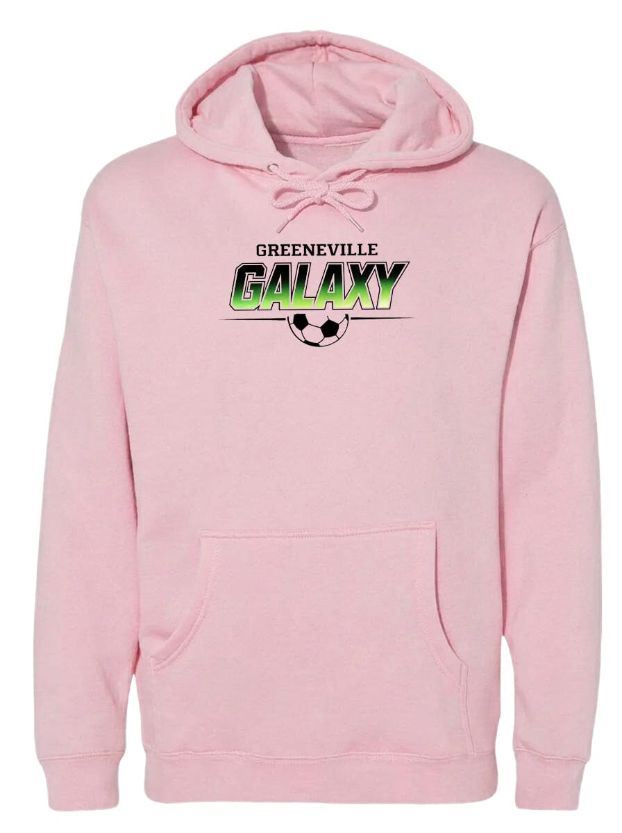 ADULT Greeneville Galaxy Green Fade Chest Logo T Shirt | Hoodie | Long Sleeve | Sweatshirt | Crew Neck | Tank Top Fiesta Doodle waterproof vinyl sticker. dishwasher safe outdoor sticker.