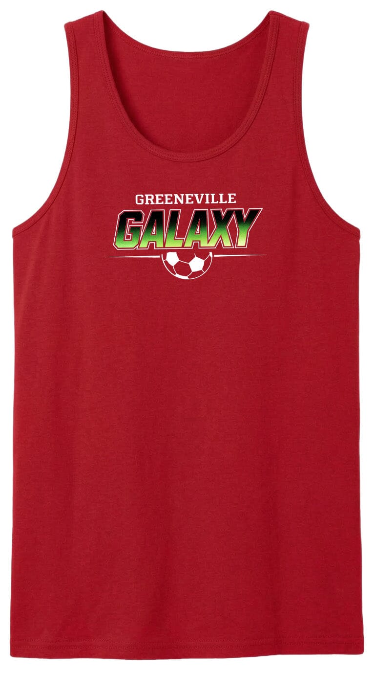 ADULT Greeneville Galaxy Green Fade Chest Logo T Shirt | Hoodie | Long Sleeve | Sweatshirt | Crew Neck | Tank Top Fiesta Doodle waterproof vinyl sticker. dishwasher safe outdoor sticker.