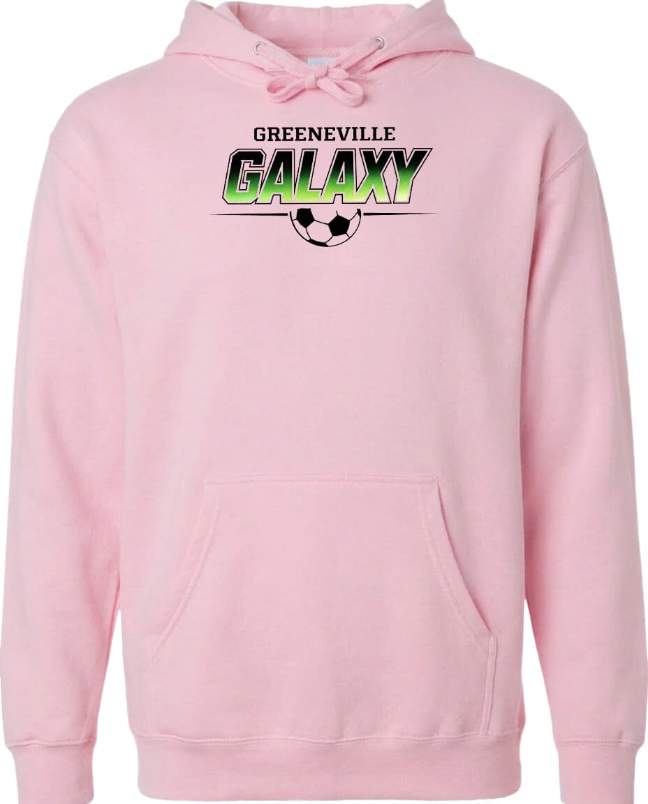 ADULT Greeneville Galaxy Green Fade Chest Logo T Shirt | Hoodie | Long Sleeve | Sweatshirt | Crew Neck | Tank Top Fiesta Doodle waterproof vinyl sticker. dishwasher safe outdoor sticker.
