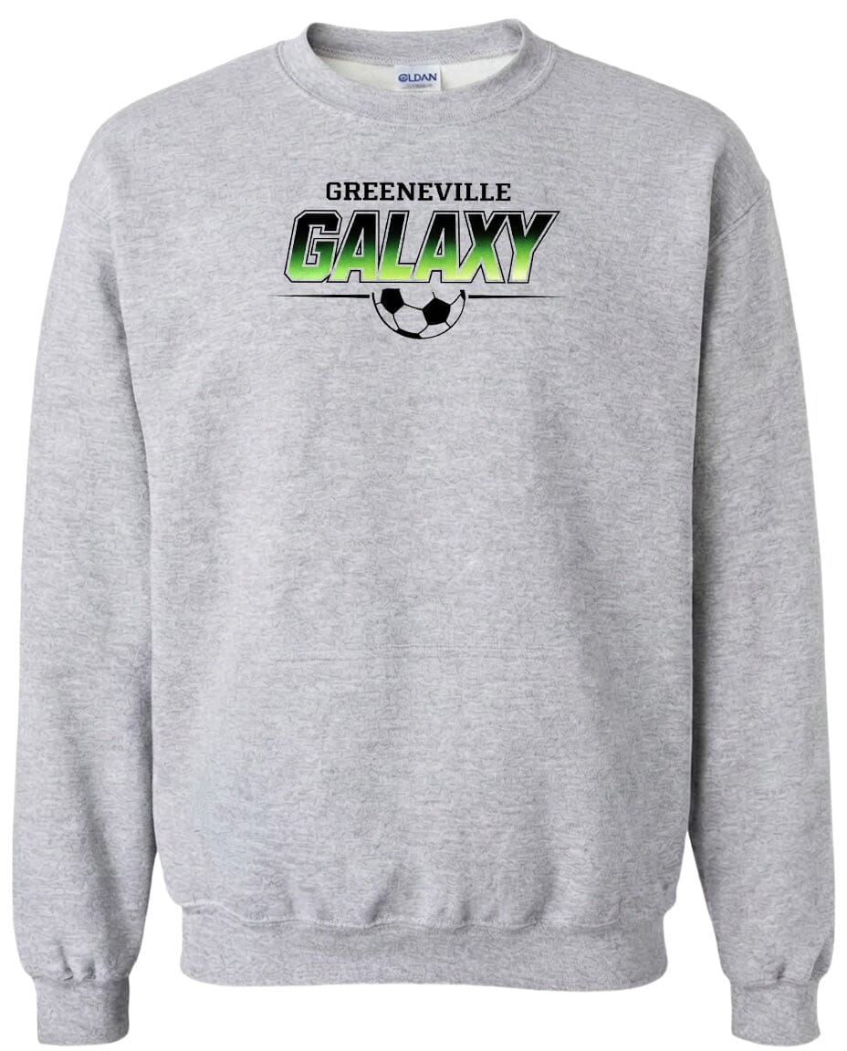 ADULT Greeneville Galaxy Green Fade Chest Logo T Shirt | Hoodie | Long Sleeve | Sweatshirt | Crew Neck | Tank Top Fiesta Doodle waterproof vinyl sticker. dishwasher safe outdoor sticker.