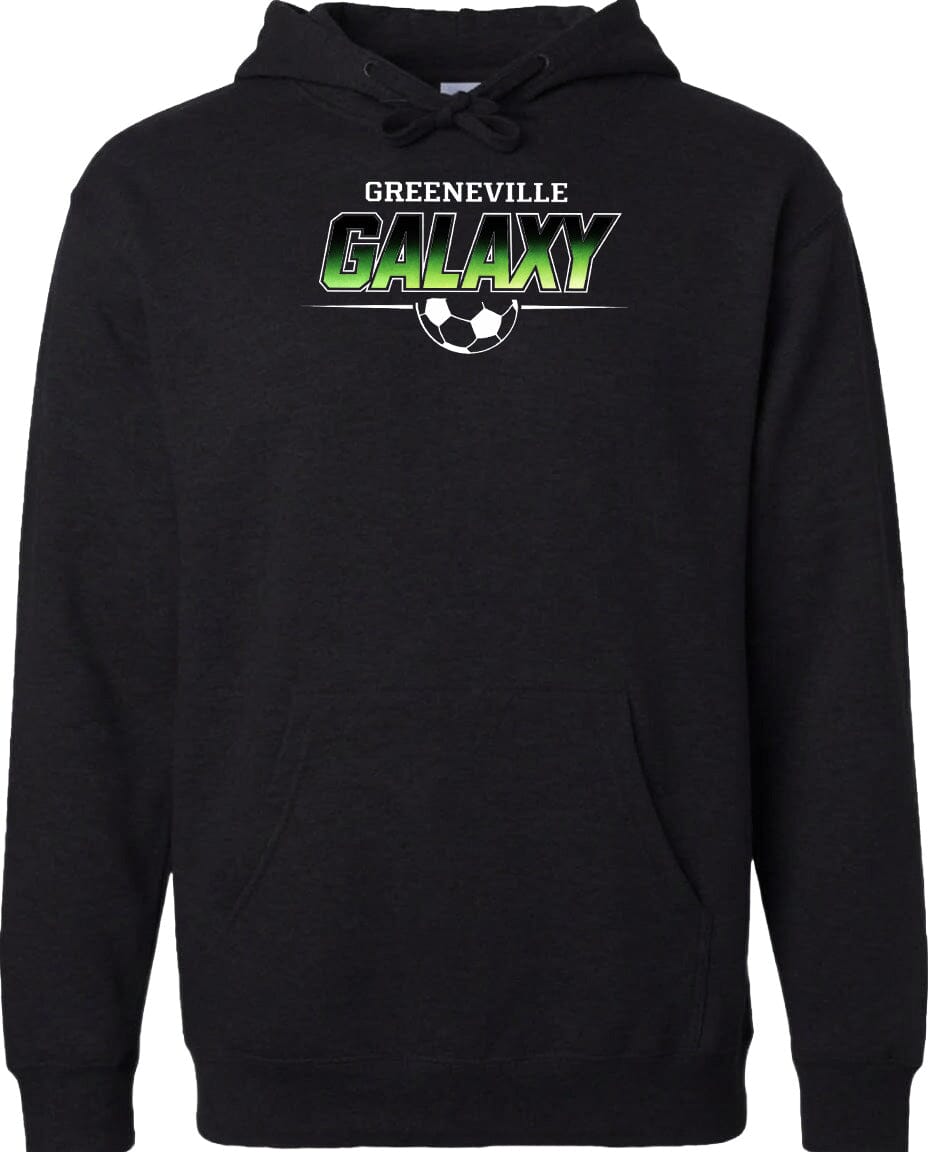 ADULT Greeneville Galaxy Green Fade Chest Logo T Shirt | Hoodie | Long Sleeve | Sweatshirt | Crew Neck | Tank Top Fiesta Doodle Midweight Hoodie XS Black waterproof vinyl sticker. dishwasher safe outdoor sticker.