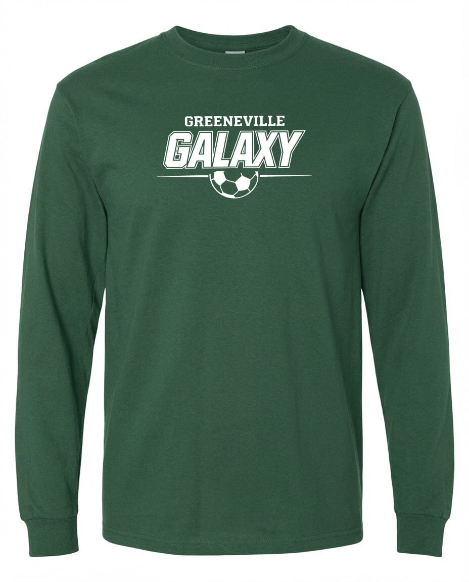 ADULT Greeneville Galaxy Line Chest Logo T Shirt | Hoodie | Long Sleeve | Sweatshirt | Crew Neck | Tank Top Fiesta Doodle waterproof vinyl sticker. dishwasher safe outdoor sticker.