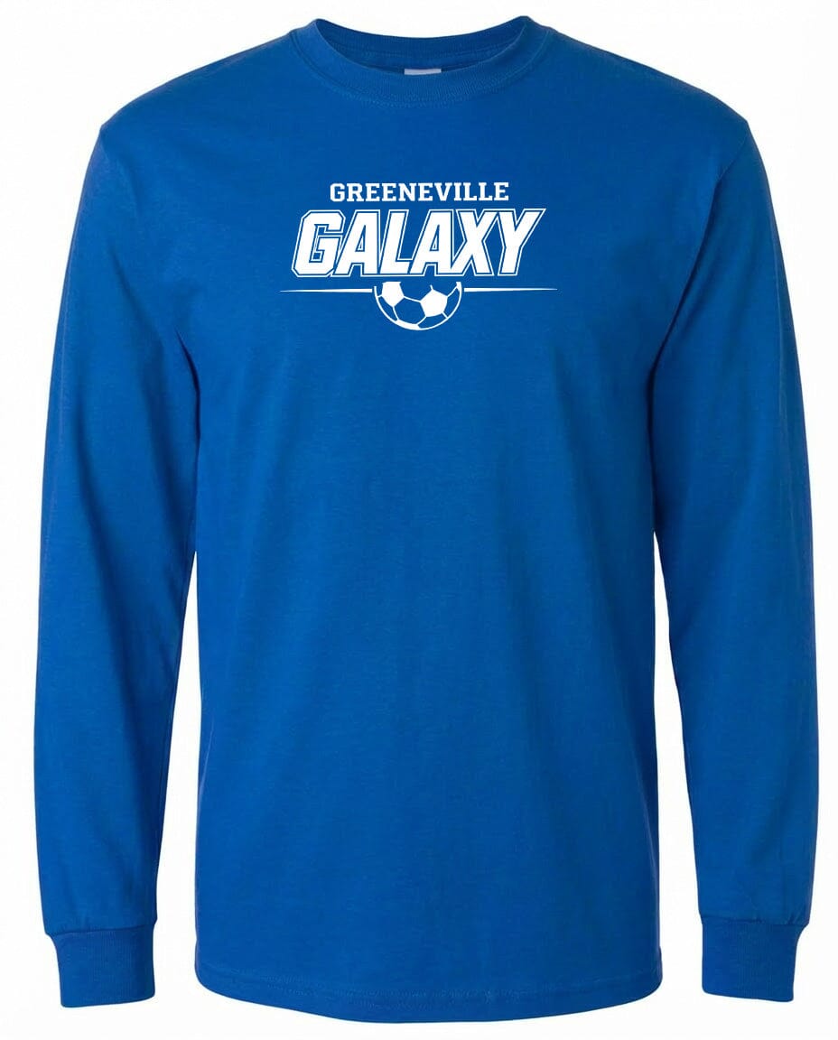 ADULT Greeneville Galaxy Line Chest Logo T Shirt | Hoodie | Long Sleeve | Sweatshirt | Crew Neck | Tank Top Fiesta Doodle waterproof vinyl sticker. dishwasher safe outdoor sticker.