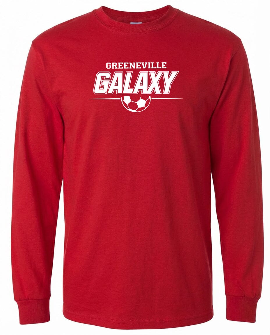 ADULT Greeneville Galaxy Line Chest Logo T Shirt | Hoodie | Long Sleeve | Sweatshirt | Crew Neck | Tank Top Fiesta Doodle waterproof vinyl sticker. dishwasher safe outdoor sticker.