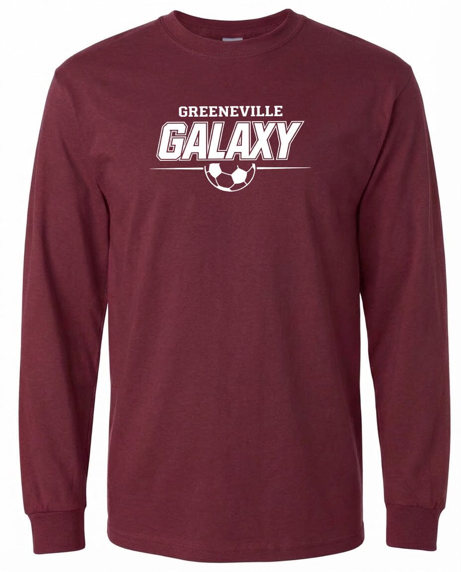 ADULT Greeneville Galaxy Line Chest Logo T Shirt | Hoodie | Long Sleeve | Sweatshirt | Crew Neck | Tank Top Fiesta Doodle waterproof vinyl sticker. dishwasher safe outdoor sticker.