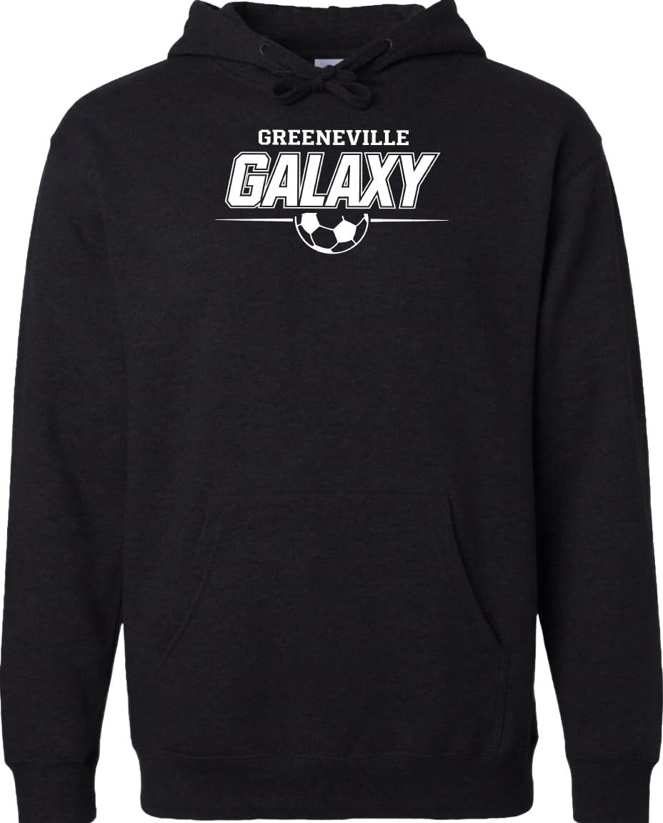 ADULT Greeneville Galaxy Line Chest Logo T Shirt | Hoodie | Long Sleeve | Sweatshirt | Crew Neck | Tank Top Fiesta Doodle Midweight Hoodie XS Black waterproof vinyl sticker. dishwasher safe outdoor sticker.