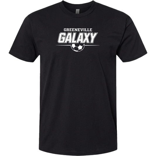 ADULT Greeneville Galaxy Line Chest Logo T Shirt | Hoodie | Long Sleeve | Sweatshirt | Crew Neck | Tank Top Fiesta Doodle T Shirt XS Black waterproof vinyl sticker. dishwasher safe outdoor sticker.