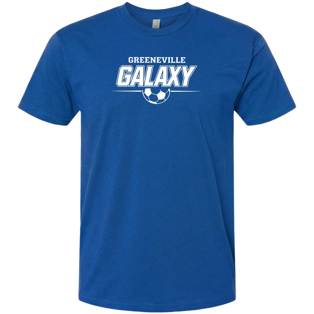 ADULT Greeneville Galaxy Line Chest Logo T Shirt | Hoodie | Long Sleeve | Sweatshirt | Crew Neck | Tank Top Fiesta Doodle T Shirt XS Royal Blue waterproof vinyl sticker. dishwasher safe outdoor sticker.