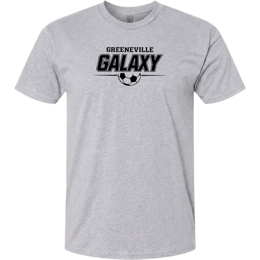 ADULT Greeneville Galaxy Line Chest Logo T Shirt | Hoodie | Long Sleeve | Sweatshirt | Crew Neck | Tank Top Fiesta Doodle T Shirt XS Sport Gray waterproof vinyl sticker. dishwasher safe outdoor sticker.