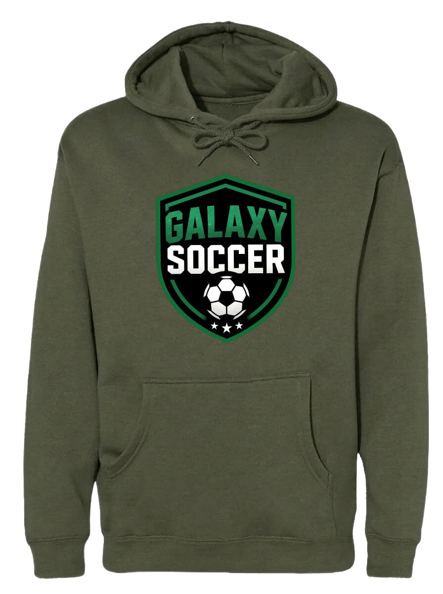 Adult Greeneville Galaxy Soccer Crest Chest Logo T Shirt | Hoodie | Long Sleeve | Sweatshirt | Crew Neck | Tank Top Fiesta Doodle waterproof vinyl sticker. dishwasher safe outdoor sticker.