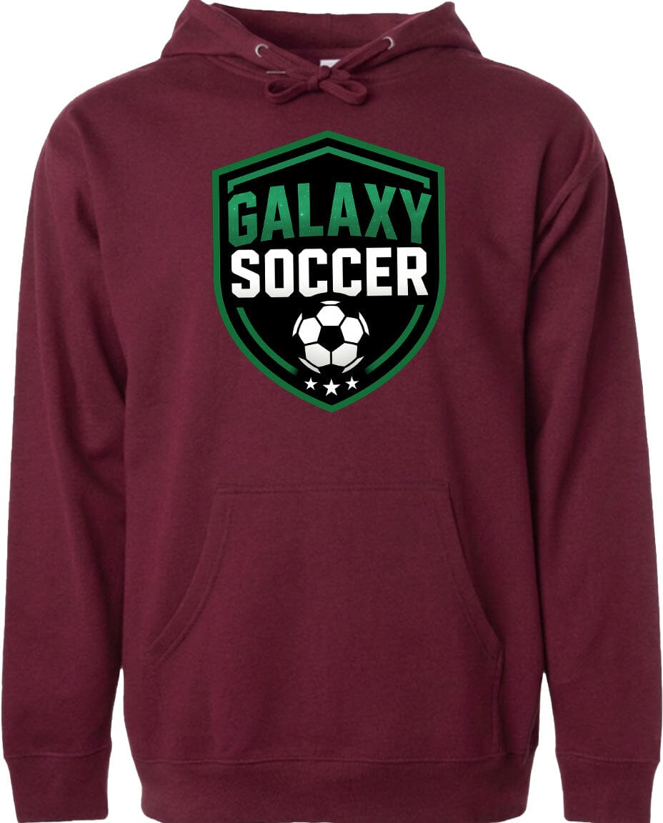 Adult Greeneville Galaxy Soccer Crest Chest Logo T Shirt | Hoodie | Long Sleeve | Sweatshirt | Crew Neck | Tank Top Fiesta Doodle waterproof vinyl sticker. dishwasher safe outdoor sticker.