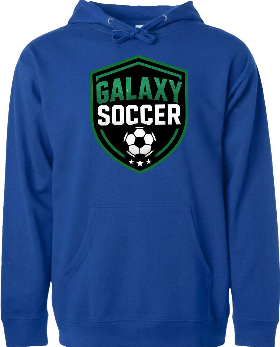 Adult Greeneville Galaxy Soccer Crest Chest Logo T Shirt | Hoodie | Long Sleeve | Sweatshirt | Crew Neck | Tank Top Fiesta Doodle waterproof vinyl sticker. dishwasher safe outdoor sticker.