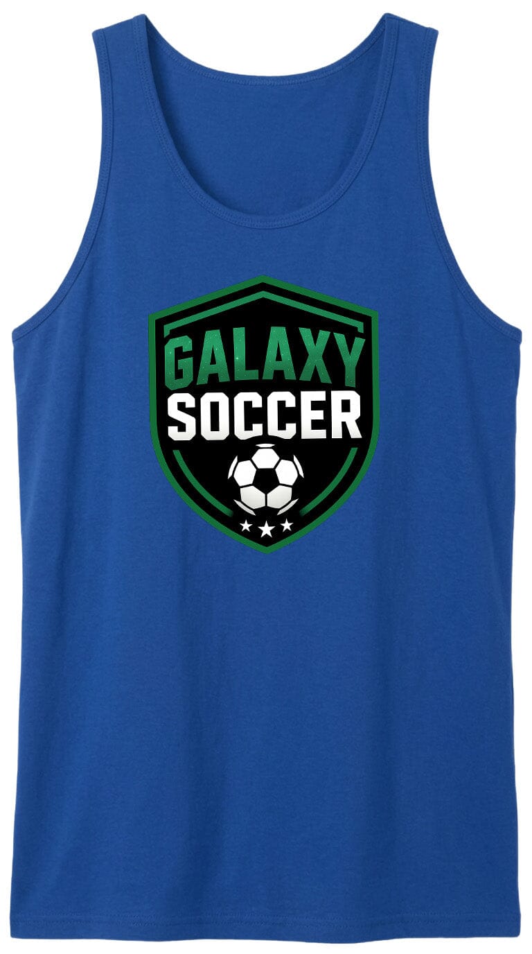 Adult Greeneville Galaxy Soccer Crest Chest Logo T Shirt | Hoodie | Long Sleeve | Sweatshirt | Crew Neck | Tank Top Fiesta Doodle waterproof vinyl sticker. dishwasher safe outdoor sticker.