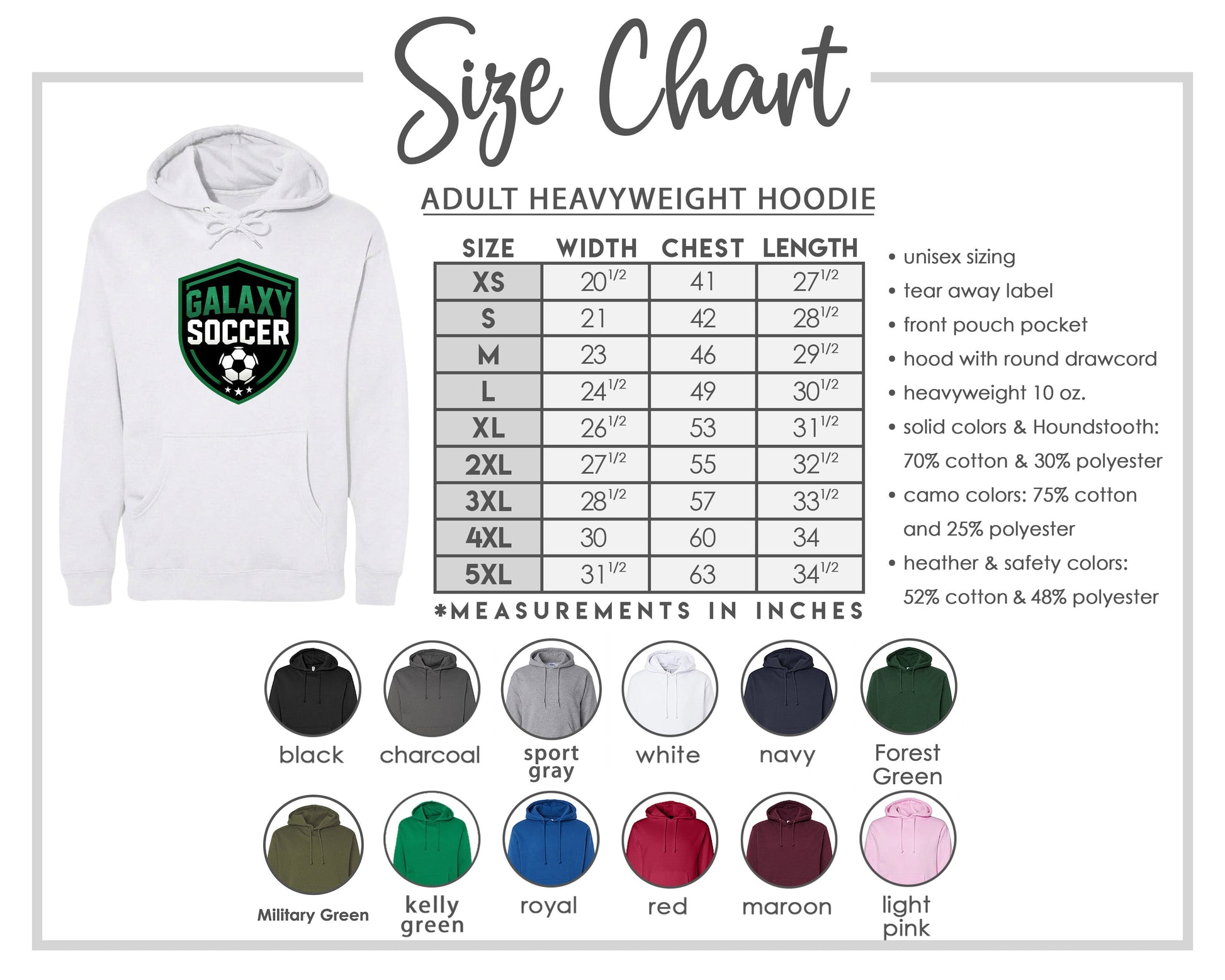 Adult Greeneville Galaxy Soccer Crest Chest Logo T Shirt | Hoodie | Long Sleeve | Sweatshirt | Crew Neck | Tank Top Fiesta Doodle waterproof vinyl sticker. dishwasher safe outdoor sticker.
