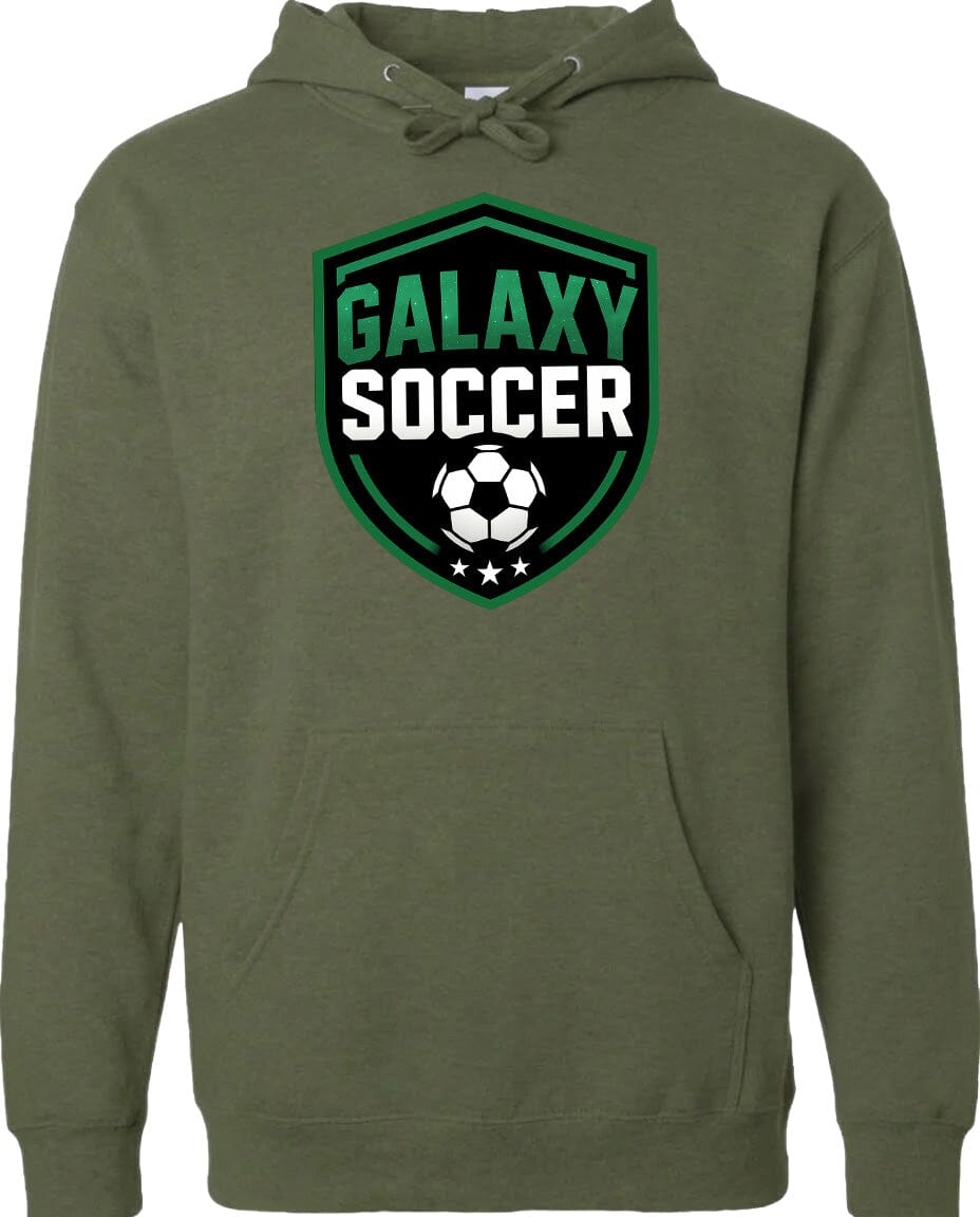 Adult Greeneville Galaxy Soccer Crest Chest Logo T Shirt | Hoodie | Long Sleeve | Sweatshirt | Crew Neck | Tank Top Fiesta Doodle waterproof vinyl sticker. dishwasher safe outdoor sticker.