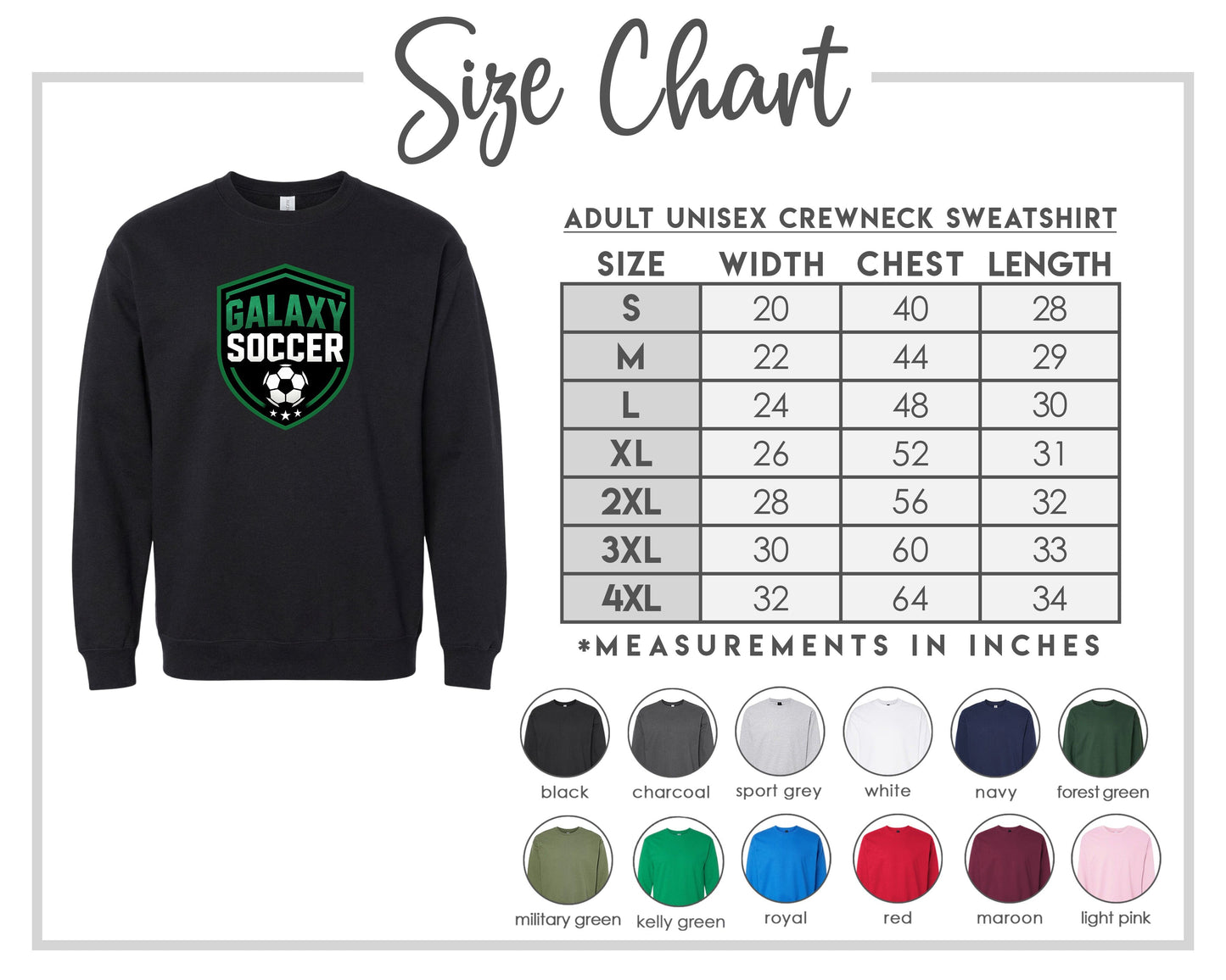 Adult Greeneville Galaxy Soccer Crest Chest Logo T Shirt | Hoodie | Long Sleeve | Sweatshirt | Crew Neck | Tank Top Fiesta Doodle waterproof vinyl sticker. dishwasher safe outdoor sticker.